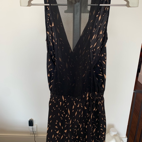 Black and beige womens romper - Picture 3 of 3